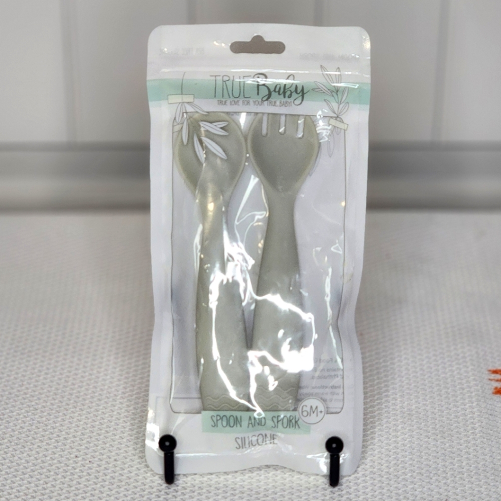 True Baby Silicone Spoon and Spork